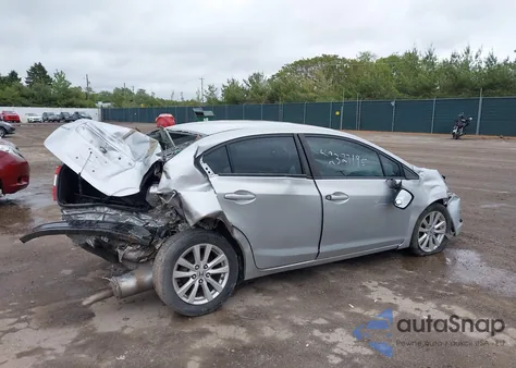 2012 Honda Civic Ex from USA, damaged, VIN 19XFB2F85CE308872
